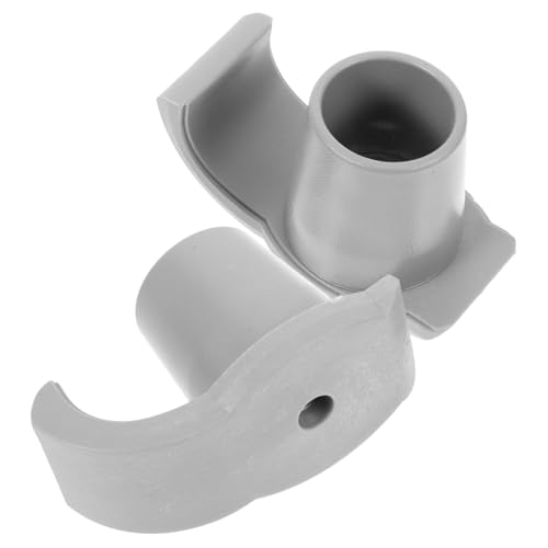 COLLBATH 2pcs Non-Slip Sled Foot Mat Walker Tips Walking Stick Tips Climbing Cane Foot Cover Crutch End Mat Crutch Foot Pads Pole Tip Protectors Non-Slip Crutch Pad Cane Tip Grey Rubber