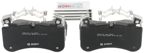 Image of BOSCH BC2184 QuietCast Premium Ceramic Disc Brake Pad Set - Front | Compatible with Select Land Rover Defender 110, Discovery, Range Rover, Range Rover Sport