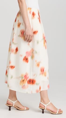 Vince Women's Poppy Blur Gathered Easy Skirt4