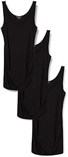 Amazon Essentials Women's Maternity Rouched Tank Top, Pack of 3