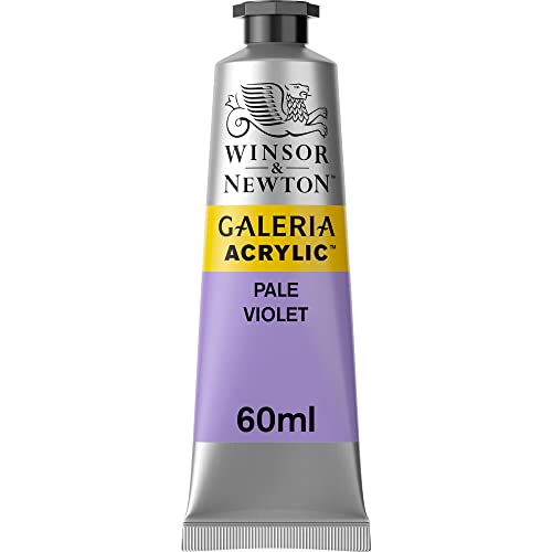 Image of Winsor & Newton Galeria Acrylic Colour - Tube of 60 ML - Pale Violet (444) - Highly Pigmented Lightfast Artists' Acrylic Paints for Canvas, Wood, Fabric & Paper - More Colours Available