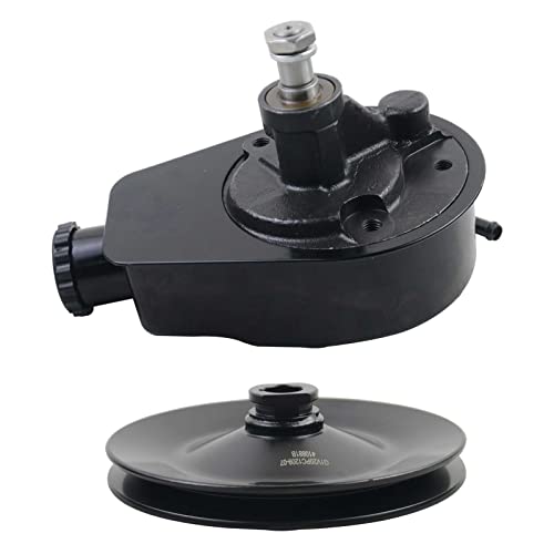 Newzq Power Steering Pump W/Single Groove Pulley Jm2000B 26028613 Compatible With Chevy Blazer Camaro Impala Malibu Gmc Pick-Up Suburban 4.1L 5.0L 5.7L #TOP1