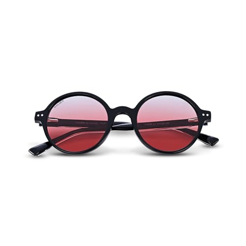 Image of HALDEN inchCOMET inch Series Sunglasses - Italian Sophistication & Japanese Precision in Classic Round Design, 1-Year Warranty