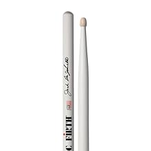 Pair of vic firth jack dejohnette signature drumsticks White coated american hickory Matched through computer analysis for optimum balance of weight and pitch A stretch 5a for extra reach Great for jazz and fusion.
