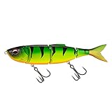 AULISHUO Carnada Pesca Los señuelos de Pesca Dura Nadan los cebos de los imbéciles de 135 mm 20 g de Cebo de hundimiento Lento for el bajo Pike Prechalmon Carnada(A)