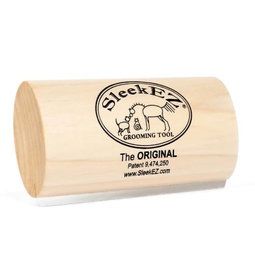 SleekEZ Dog Brush for Shedding & Dog Grooming Supplies | Pet Hair...