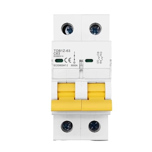 Disyuntor CC 600V 2 polos 32A automático magnetotérmico placas solares