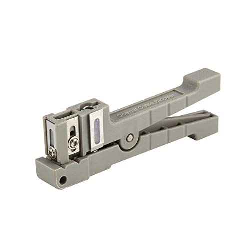 CATVSCOPE Coaxial Cable Stripper Ideal 45-162 Fiber Optic Stripper Transverse Beam Tube Open and Coaxial Open Stripping Loose Casing Knife Tool for CATV Cable