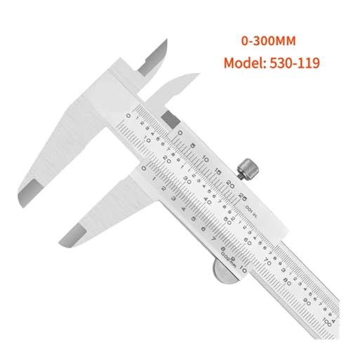 Calibrador Vernier de Acero Inoxidable 6" 0-300mm 0.02mm miniatura 2