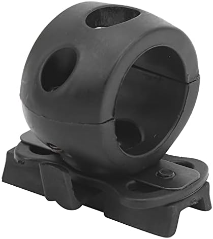 Jauarta Helmet Flashlight Mount, Adjustable Torch Bracket with 60 Degree Angle and Extra Screws, for MICH IBH Fast Helmets Airsoft Hunting (Black) - 3