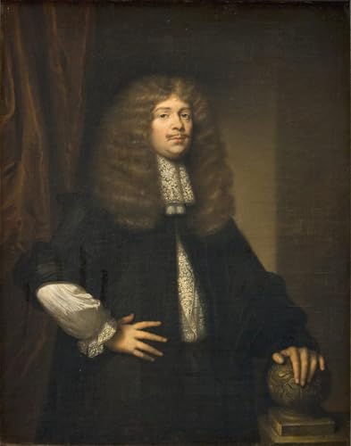 Tableaux Peinture sur Toile SERENDIPITP Caspar Netscher Portrait de Prestige Hollandais 60x90
