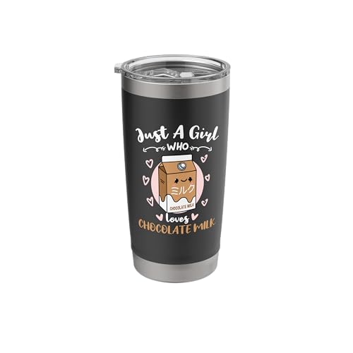 Just A Girl Who Loves Chocolate Milk Stainless Steel Insulated Tumbler