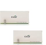 Sin Tabaco - Sin Nicotina Resistencia ELEAF GS 1,5 ohm (2 paquetes valoradosde) para GS Air, GS Air 2, iJust Start, iStick Basic Cigarrillo electrónico Resistencia con PEACEVAPE™ Vape Band Sin Tabaco y Sin Nicotina