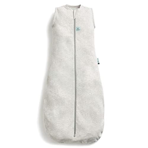 Image of ergoPouch Jersey Sleeping Bag 0.2 TOG - Arms-Out Baby Sleep Sack, Ideal Transition from Swaddling, Slim Fit Keeps Baby Secure & Comfortable, Soft Breathable Fabric (8-24 Months, Grey Marle)