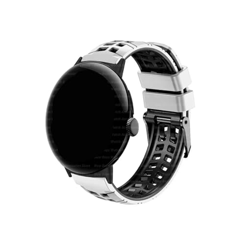 [ANGIRSFPO] \tgVRXgbv Google Pixel Watch 3 45mm ɃtBbg ʋC̍X|[coh Pixel 3 45mm ɃtBbg Xgoh uXbg ANZT[(Black white bla