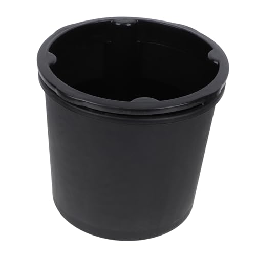 Parliky Potato Planting Holder and Vegetable Growth Bucket for Garden Use, Black Double-layer Round Potato Planter 29cm Top Diameter and 26.5cm Height, Single Pack