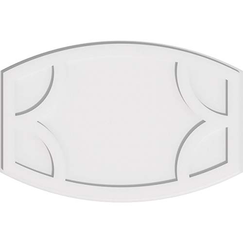 Image of Ekena Millwork CMP32X21KY Kailey Architectural Grade PVC Contemporary Urethane Ceiling Medallions 32 inchW x 21 3 /8 inchH x 17 1 /4 inchC x 1 inchP