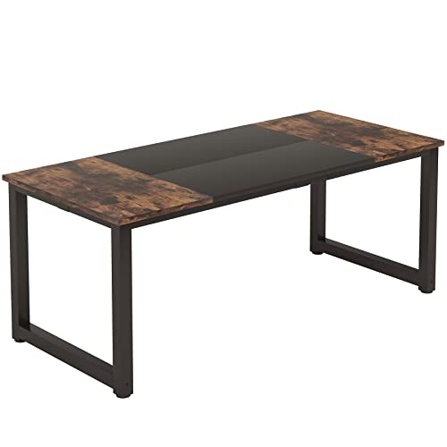 Buy Tribesigns Modern Computer Desk, 70.8 x 31.5 inch Large Office Desk