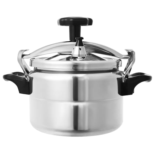 Pressure Pot, Heavy-Duty Aluminum Pressure Cooker - 3.17Qt Explosion-Proof Pot for Gas/Electric Stove, Fast Cooking & Easy Clean, Silver