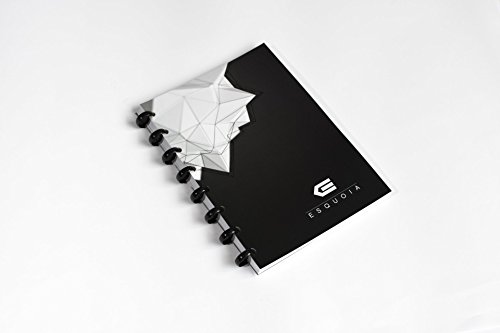Mini carnet ligné Noir ESQUOIA : le cahier effaçable pour vos notes de bureau au quotidien