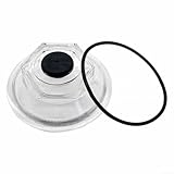 2er-Pack K7114800 Öldeckel-Set für Dexter 9K 10K 12K 15K Anhänger Ersatzachsenöldeckel mit 4 OD 12 Gewinde, Kunststoff, staubdichtes Design für Anhängerwartung