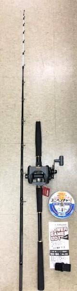 近海でのジギングもＯＫ！パワーゲームロッド１５０号1.８ｍ３点セット 近海でのジギングもOK!パワーゲームロッド150号1.8m3点セット WHVJVHWQ