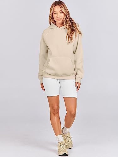 ANRABESS Women Hoodies Oversized Fleece Long Sleeve Comfy Casual Basic Pullover Sweatshirts 2025 Fall Outfits Y2K Clothes
