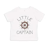 Little Captain Boating Toddler T-Shirt 2T White