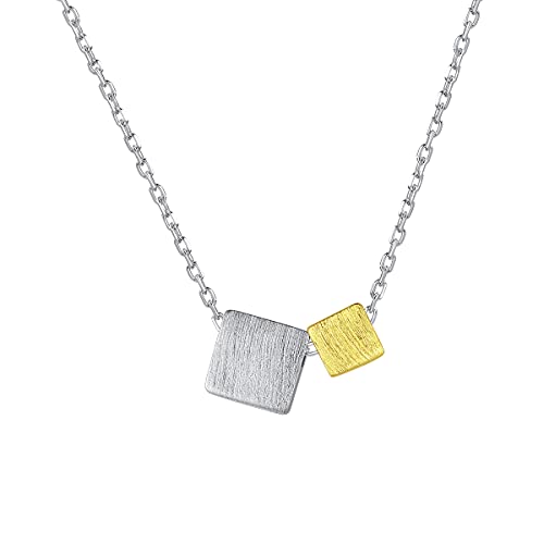 Collier pendentif carré femme le cadeau idéal en bijoux fins