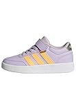 adidas Unisex Kinder BREAKNET 3.0 Shoes Children, Ice Lavender/Ice Tangerine/Silver met., 32 EU