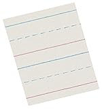 School Smart Zaner-Bloser Paper, 7/8 Inch Ruled, 10-1/2 x 8 Inches, 500 Sheets
