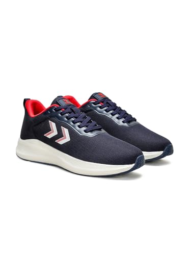 Image of hummel Ultralite Lace Up Sports Shoes for Men with Lightweight TPR Sole Comfortable Breathable and Slip Resitant Ideal for Running Walking Gym Trekking Hiking