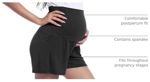 Image of Joyaria Women's Maternity Shorts Pajama Sleep Lounge Pregnancy Sleepwear