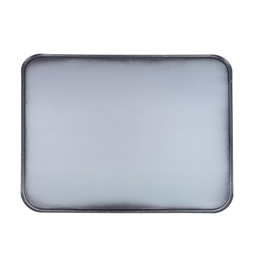 Plaque de sol robuste gris minéral 60x50 cm pour protection de cheminée