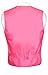 Men's Dress Vest & BowTie Solid HOT PINK FUCHSIA Color Bow Tie Set size XS