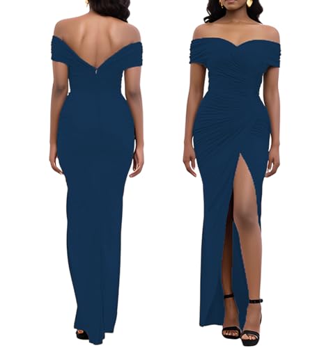 Image of LightlyKiss Women's Bodycon Wedding Guest Dress Formal Cocktail Party Evening Gown