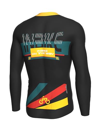 Tenue cycliste homme hiver INBIKE avec maillot manche longue et cuissard long pour velo route vtt