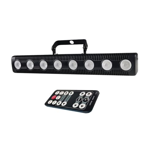 Luminária de Parede com 8 LEDs RGBW para Uso Interno