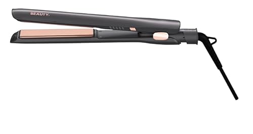 Cortex Beauty Flat Iron Hair Straightener 1 Inch | Professional Ceramic Coated Plates Flat Iron for Smooth, Shiny, Frizz-Free Hair, Fast Heating, One-Pass Styling Results, Salon Quality Finish (Gray)