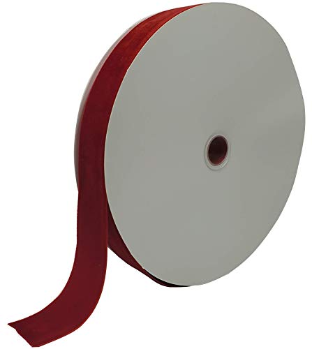 Image of 10 Yards Velvet Ribbon Spool(Red, 1 1 /2 inch)
