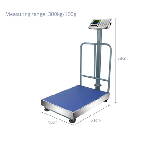 Báscula Plataforma Industrial Comercial 300kg con LCD miniatura 2