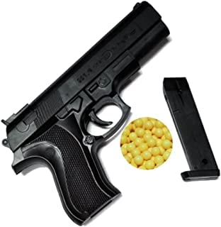 Mini Toy 729 Gun PUBG Pistol with 8 Round Barell and 6 mm Plastic BB Bullet...(20-25pc Bullet) for Kids, Black (B0BJ2RNPNR) Amazon Price History, Amazon Price Tracker