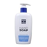 Kiss My Face Moisture Liquid Hand Soap, Fragrance Free, 9 oz Pumps (Pack of 6)