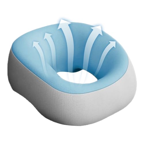 Nhujevkom Reposacabezas de masaje para cama, almohada de cuna facial, cojín de contorno suave, reposacabezas transpirable, del cuello para hombres, mujeres, adultos, ancianos, recuperación