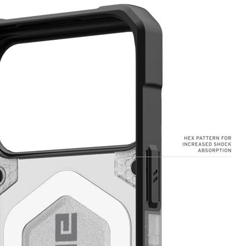 Image of Urban Armor Gear UAG Pathfinder Clear Magnetic Compatible, Rugged Shockproof Anti-Slip Military Grade Protective Case /Cover Designed for iPhone 17 Pro Max (2025) - Ash /Black
