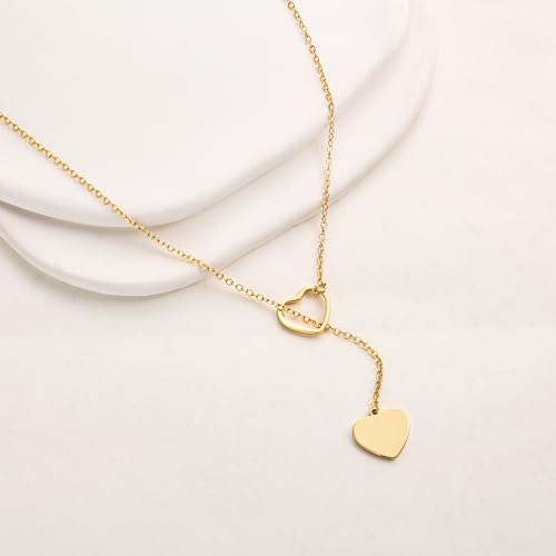 Image of Tewiky Dainty 14k Gold Plated /Silver Cubic Zirconia Necklaces for Women