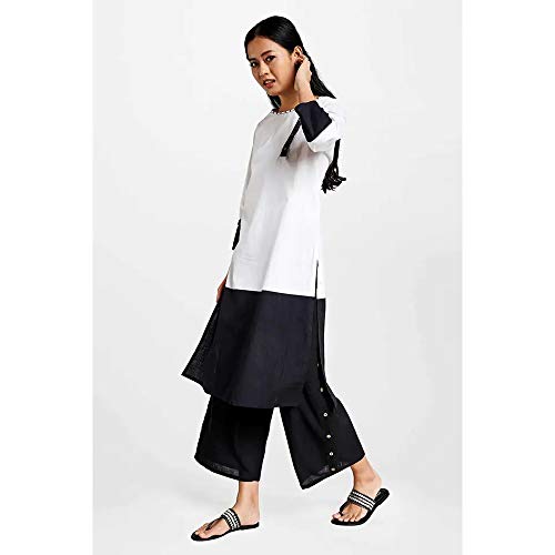 Image of global desi Women's Cotton Regular Tunic Shirt