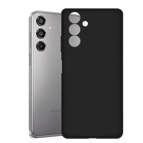 Image of Spazy Case Samsung Galaxy M35 5G Back Cover | Soft Silicone Slim Back Case Cover for Samsung Galaxy M35 5G - Black