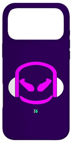 Funny DJ Mallow's SmilingFace �n�[�t�J���[ �z���C�g�ƃp�[�v�� �X�}�z�P�[�X iPhone 17 Pro Max �p
