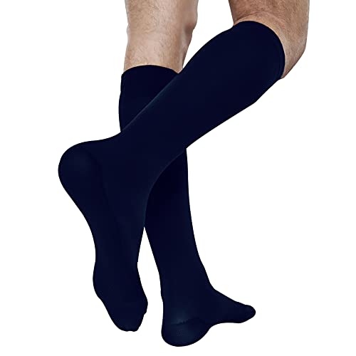 Calze uomo compressione graduata morbido e raffinato; perfetto per tutte le occasioni in cui la circolazione sanguigna delle tue gambe potrebbe essere compromessa